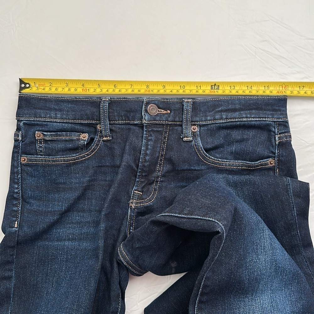 Lucky Brand mid rise sweet straight dark rinse blue jeans - Picture 9 of 14